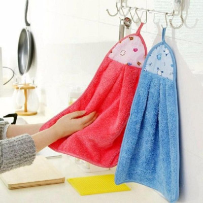  Bộ 6 khăn lau tay nhà bếp nhà vệ sinh chất bông mềm thấm nước 