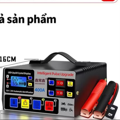 BỘ SẠC BÌNH ẮC QUY ĐIỆN TỬ 12V-24V SẠC BÌNH TỪ 150A TRỞ XUỐNG CÓ NHIỀU CHỨC NĂNG SẠC THÔNG MINH