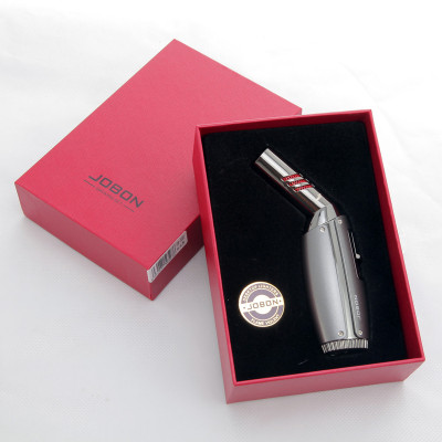 Vỏ Hột Quẹt Bật Lửa Gas Jobon ZB-597 Khò Mỏ Vịt 1 Tia Chỉnh Gas Dễ - Nhiều Màu