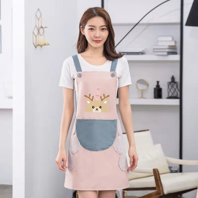 Tạp dề nấu ăn họa tiết  có khăn lau tay bên hông ,chống thấm nước cao cấp tiện lợi cho nhà bếp thông minh