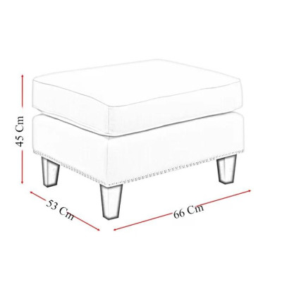Ghế sofa đôn chữ nhật Juno Sofa HFC-GDV06-0.66 cao cấp