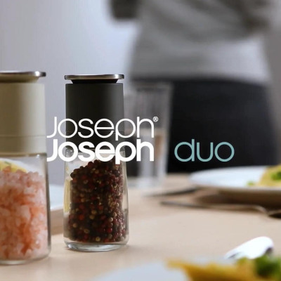 Set 2 hũ xay muối, tiêu Joseph Joseph Duo Hàng chính hãng