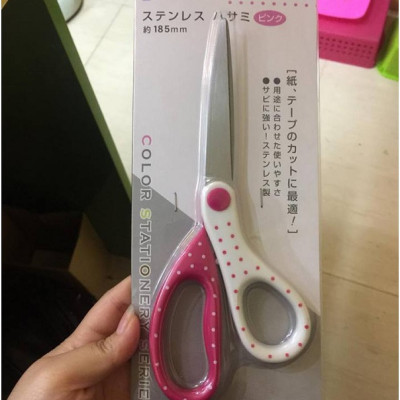 Combo 02 Kéo văn phòng không gỉ Echo Metal - Made in Japan (Giao màu ngẫu nhiên)