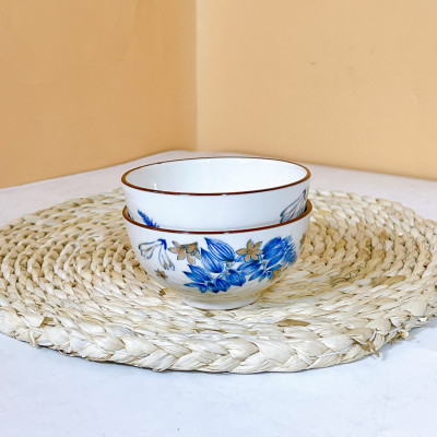 Bộ Bát Đĩa Cao Cấp Gosu Phong Cách Lá Xanh, họa tiết sắc nét độc đáo