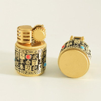 Vỏ Hột Quẹt Bật Lửa Xăng Mini Chief CF-212 Thiết Kế Họa Tiết Cổ Đẹp Độc Lạ - Dùng Xăng Bấc Đá Cao Cấp