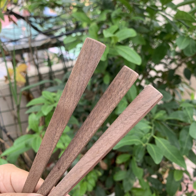 Thìa/Muỗng gỗ Óc Chó nhập khẩu Mỹ cao cấp (CTH529) Thìa/ Muỗng tròn dùng ăn cơm, decor trang trí, chụp ảnh