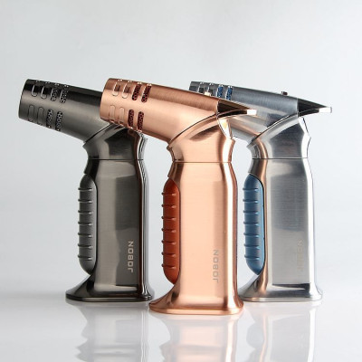 Vỏ Hộp Quẹt Bật Lửa Khò 4 Tia Jobon ZB-393, Có Chế Độ Rảnh Tay Tiện Lợi - Dùng Gas Cao Cấp ( Nhiều Màu)