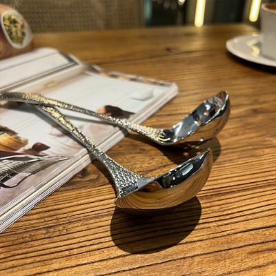 SET 2 Muôi Múc Canh Muôi Thủng Thìa Muỗng Súp INOX Siêu Đẹp Cao Cấp Decor Bàn Ăn - HÀNG CHÍNH HÃNG MINIIN