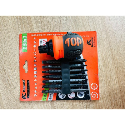 Bộ Tua Vít Lùn 15 Trong 1 Kapusi – Nhỏ Gọn, Tiện Lợi, Đa Năng