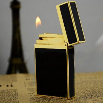 Vỏ Hột Quẹt Bật Lửa Upon Gas Đá D18V Họa Tiết Sơn Mài Khắc Chữ D Đẹp Độc Lạ - Dùng Gas Đá Cao Cấp