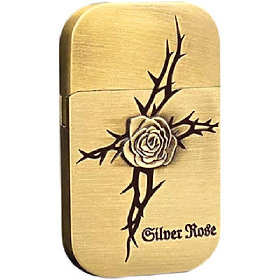 Vỏ Hột Quẹt Bật Lửa Xăng Đá HG05-HH Họa Tiết Hoa Hồng Độc Lạ - Nhiều màu