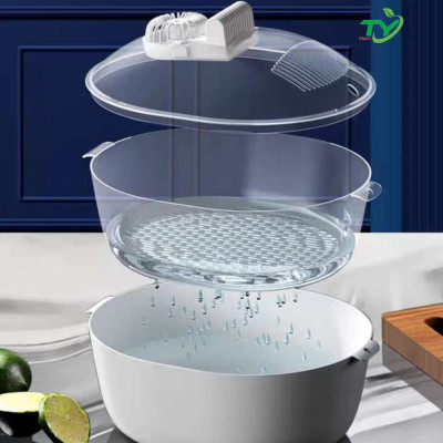 Máy rã đông thực phẩm lạnh, Máy tiệt trùng, khử trùng rau củ quả Thức Ăn 4 Trong 1 Tiện Lợi Máy Rã Đông Khử Trùng Thức Ăn