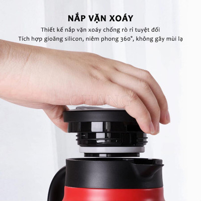 Bình pha trà, cà phê KG85S giữ nhiệt rất tốt có lõi lọc inox 316 cao cấp 1000ml - Hàng chính hãng