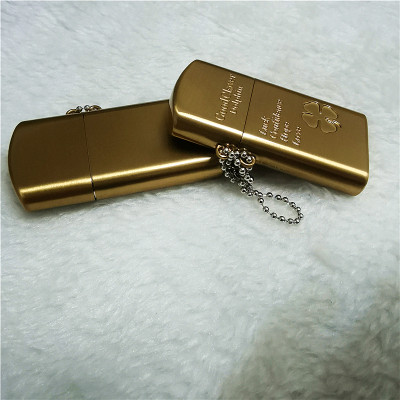 Vỏ Hột Quẹt Bật Lửa Xăng Đá Dolphin 2BX Họa Tiết Cỏ 4 Lá May Mắn Độc Đáo