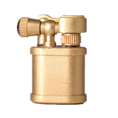 Vỏ Hột Quẹt Bật Lửa Thủ Công TC1703 Kiểu Dáng Nhỏ Gọn Bằng Đồng Cực Chất - Màu Vàng