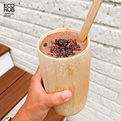 Cốc tre tự nhiên ECOHUB, Cao 6/8/12/18cm (Bamboo Cup) 