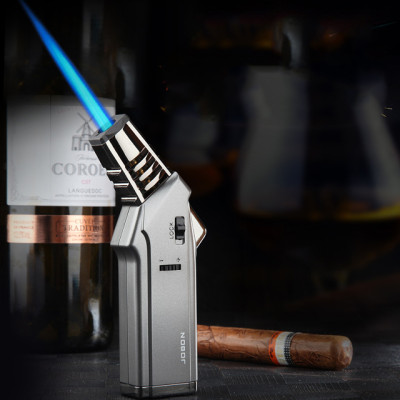 Vỏ Hột Quẹt Bật Lửa Khò 1 Tia Mạnh Mẽ Jobon ZB583 Thiết Kế Đẹp Độc Lạ - Dùng Gas Cao Cấp