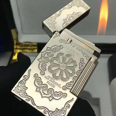 Vỏ Hột Quẹt Bật Lửa Upon D28T Họa Tiết Hoa Văn Cổ Điển - Dùng Ga Đá Cao Cấp