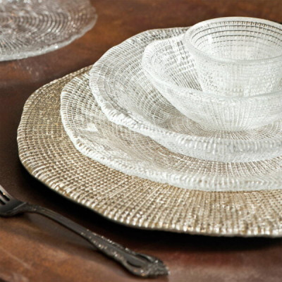 Tô sâu lòng pha lê IVV Diamante 33cm hàng chính hãng