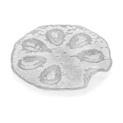 Đĩa để hàu 6 khe lõm IVV DIAMANTÉ OYSTER 34cm Hàng chính hãng