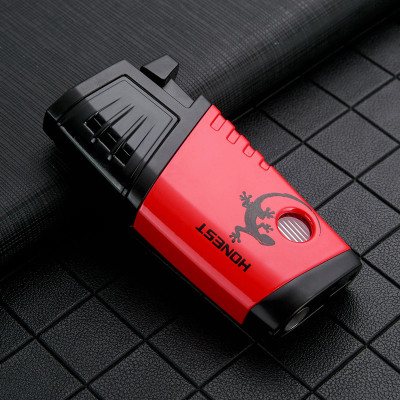 Vỏ Hột Quẹt Bật Lửa Khò Gas Để Bàn 2 Tia Cực Mạnh Honest BCZ 754 Đẹp Độc Lạ - Dùng Gas Cao Cấp
