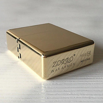 Vỏ Hộp Quẹt Bật Lửa Xăng Đá Zorro Z912S Nắp Khít Giữ Xăng Cực Tốt