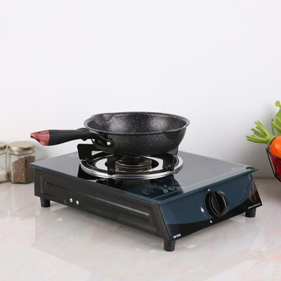 Chảo nhôm chống dính vân đá đáy từ 20 cm Kangaroo KG661XS - Hàng chính hãng