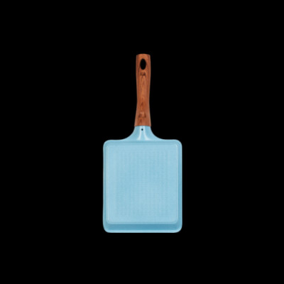 Chảo đúc đáy từ chữ nhật men đá xanh sapphire Green Cook GCP09-1518IH - Dùng cho mọi loại bếp -Gian hàng chính hãng Greencook