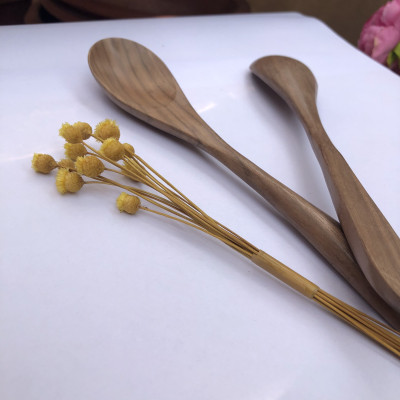 Thìa/Muỗng gỗ Óc Chó nhập khẩu Mỹ cao cấp (CTH523) Dùng múc giá vị, Muỗng ăn cơm, decor trang trí, chụp ảnh