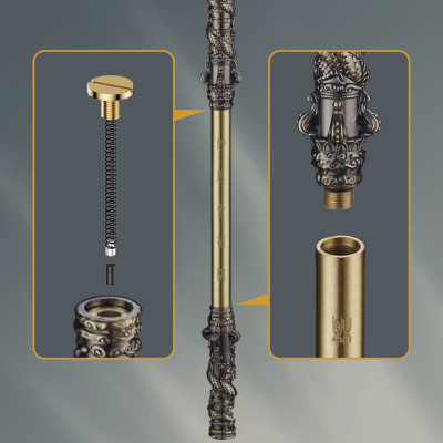 Vỏ Hột Quẹt Bật Lửa Xăng Đá SF623 Dài Nhỏ Khắc Họa Tiết Rồng Nổi Cực Đẹp