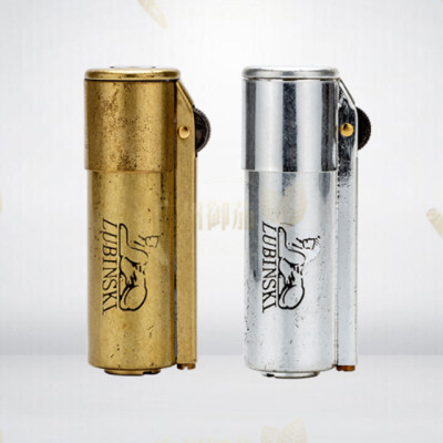 Vỏ Hột Quẹt Bật Lửa xăng đá Lubinski SK-3 thiết kế đẹp độc lạ - dùng xăng bấc đá cao cấp