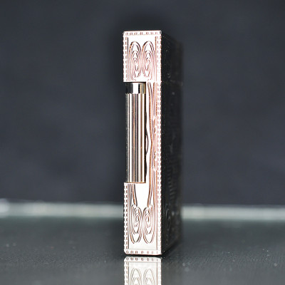 Vỏ Hột Quẹt Bật Lửa Upon Gas Đá D60T Họa Tiết Hoa Văn Đẹp Độc Lạ - Dùng Gas Đá Cao Cấp