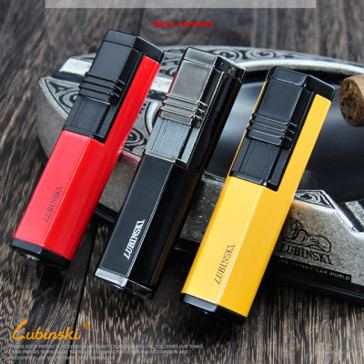 Vỏ Hột Quẹt Bật Lửa Khò 2 Tia C.ohiba Lubinski SK33 cob3020 Kèm Đục I Ga Tiện Lợi Đẹp Độc Lạ - Dùng Gas Cao Cấp