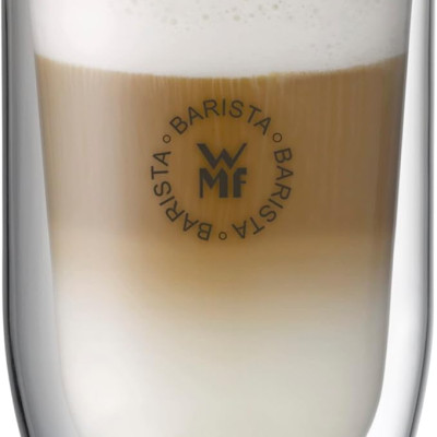 Bộ 2 cốc WMF Barista Latte Macchiato 280ml 2 lớp chịu nhiệt Hàng chính hãng