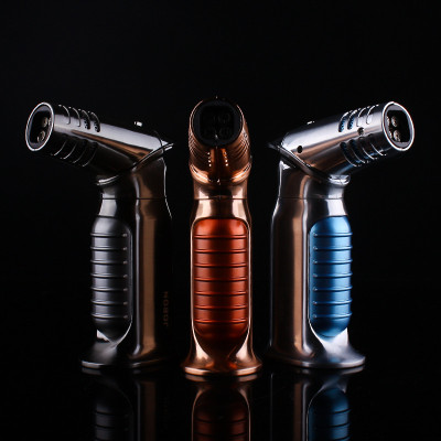 Vỏ Hộp Quẹt Bật Lửa Khò 4 Tia Jobon ZB-393, Có Chế Độ Rảnh Tay Tiện Lợi - Dùng Gas Cao Cấp ( Nhiều Màu)