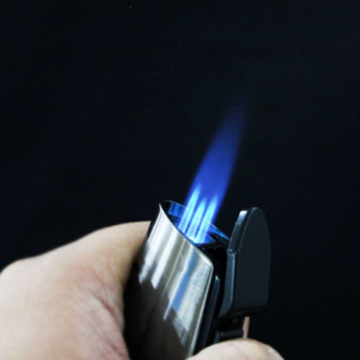 Vỏ Hột Quẹt Bật Lửa Khò 1 Tia Để Bàn Lubinski YJA10011 Thiết Kế Đẹp Độc Lạ Lửa Khò Mạnh Mẽ - Dùng Gas Cao Cấp