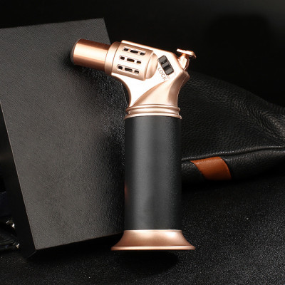 Vỏ Hột Quẹt Bật Lửa Khò Để Bàn 1 Tia Jobon ZB-992 Có Khóa Rảnh Tay Đẹp Độc Lạ Chống Chịu Gió Cực Tốt - Dùng Gas Cao Cấp