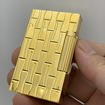 Vỏ Hột Quẹt Bật Lửa Upon D52V Họa Tiết Hình Đốt Trúc - Dùng Ga Đá Cao Cấp