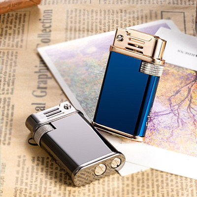 Vỏ Hột Quẹt Bật Lửa Xăng Đá Chief CF218 Trơn Thiết Kế Đẹp Độc Lạ Sang Trọng Cao Cấp - Dùng Xăng Bấc Đá Cao Cấp