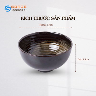 Bát Tô Sâu 17x9.5cm 4 Men Tuyệt Đẹp - Bát Tô Cup Có 4 Màu Men Cao Cấp