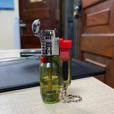 Vỏ Hột Quẹt Bật Lửa Khò Gas 1 Tia Kiêm Móc Hongbo Khóa Nhỏ Gọn Đẹp Độc Lạ - Dùng Gas Cao Cấp ( giao màu ngẫu nhiên )