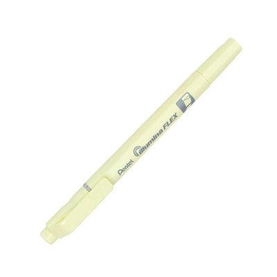 Bút Dạ Quang 2 Đầu Pastel Pentel-SLW11P-G - Pastel Yellow - Vàng