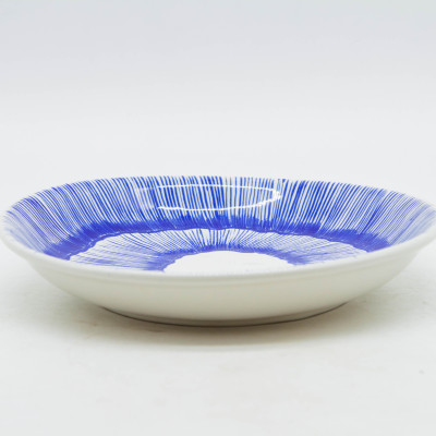 Dĩa Tròn Sâu 02 (22 cm) - Họa Tiết Vẽ Tay