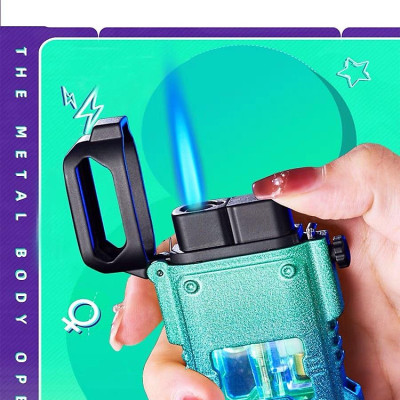 Vỏ Hột Quẹt Bật Lửa Khò Gas 1 Tia Cực Mạnh Focus F115 - Nhiều Màu