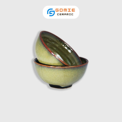 Bát Cơm D11 Men Rêu Hoả Biến - Chén Cơm Men Rêu Hoả Biến - Bát Ăn Cơm