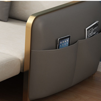 Sofa giường đa năng hộc kéo tay viền cao cấp HGK-24 ngăn chứa đồ tiện dụng Juno Sofa KT 1m8