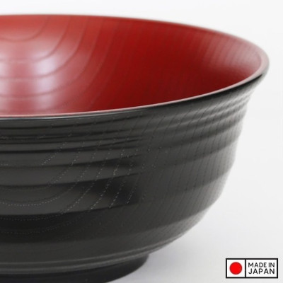 Bát nhựa tròn vân gỗ Yamanaka Ø183mm