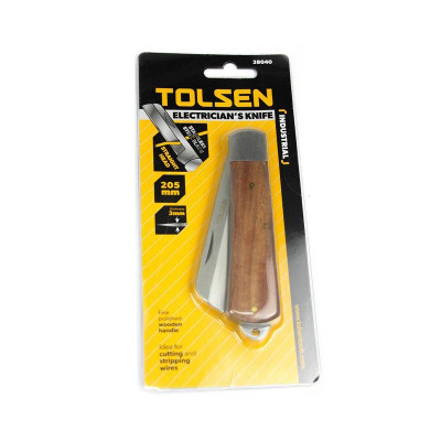 DAO THỢ ĐIỆN LƯỠI THẲNG 205mm TOLSEN 38040 - HÀNG CHÍNH HÃNG