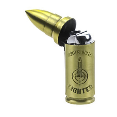 Vỏ Hột Quẹt Bật Lửa khò gas 1 tia cực mạnh BULLET thiết kế đẹp độc lạ nhỏ gọn - dùng gas cao cấp
