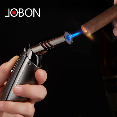 Vỏ Hột Quẹt Bật Lửa Gas Jobon ZB-597 Khò Mỏ Vịt 1 Tia Chỉnh Gas Dễ - Nhiều Màu